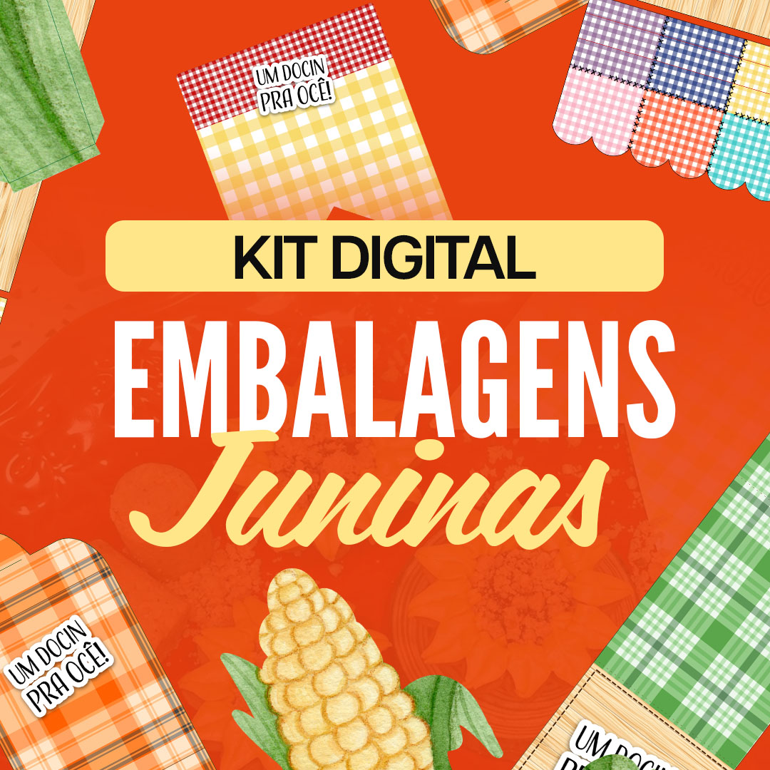 Kit Digital de Embalagens Juninas